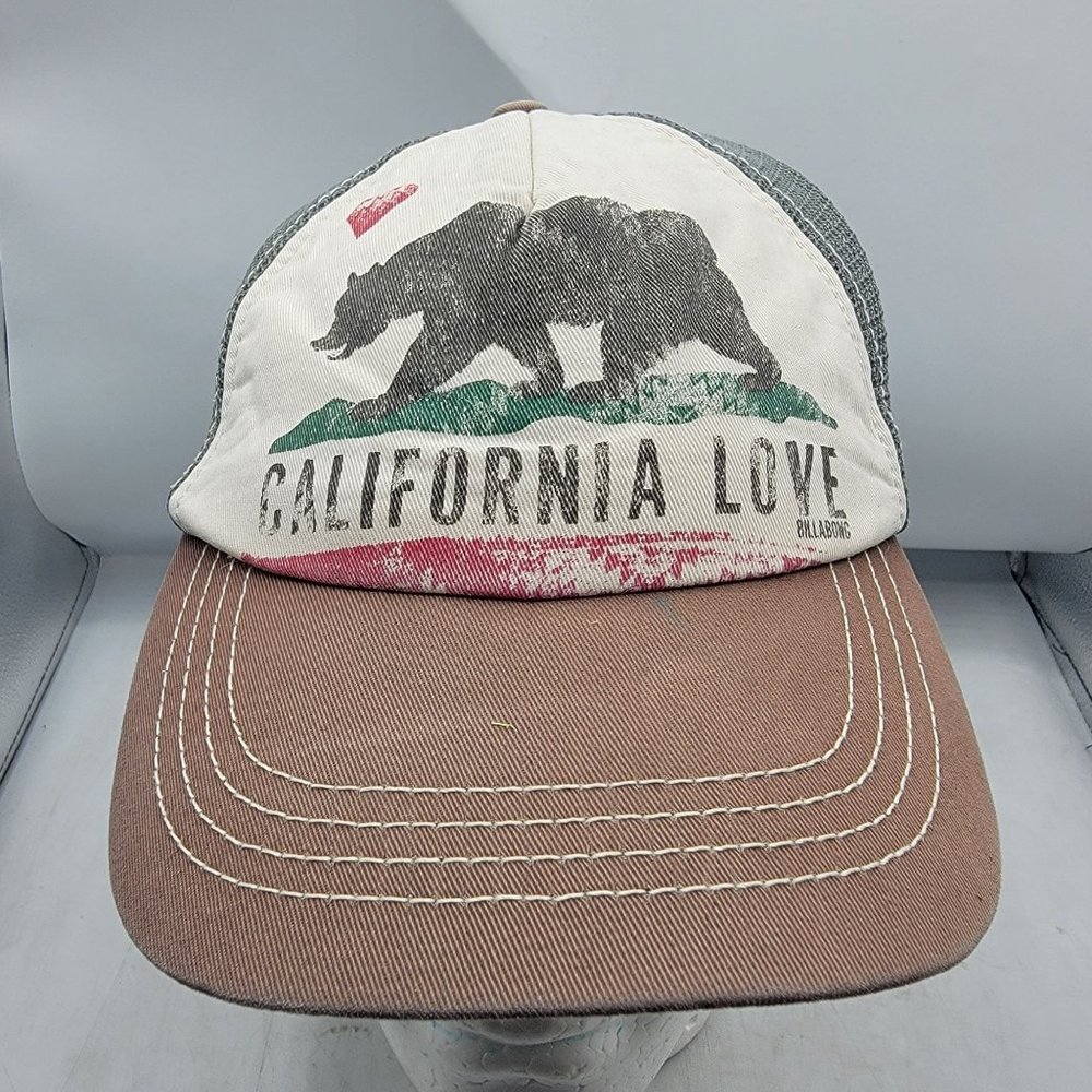 Billabong California Love Muliticolor Trucker Hat Casual Adjustable Comfort